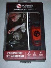 Yurbuds Ergosport LED Armband for Apple iPhone 5/5s Black