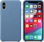Apple Leather Case for iPhone XS kornblumenblau