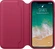 Apple Leather Folio Case for iPhone X Berry Red