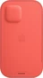 Apple Leather case with MagSafe for iPhone 12/12 Pro Citrus Pink