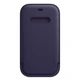 Apple Leather case with MagSafe for iPhone 12/12 Pro Dark Purple