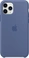 Apple Silicone Case for iPhone 11 Pro leinenblau