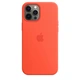 Apple Silicone Case with MagSafe for iPhone 12 Pro Max leuchtorange