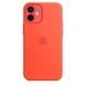 Apple Silicone Case with MagSafe for iPhone 12 Mini leuchtorange