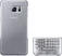 Samsung Keyboard Cover QWERTZ for Galaxy S6 Edge+ Silver