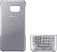 Samsung Keyboard Cover QWERTZ for Galaxy S6 Edge+ Silver