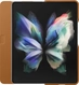 Samsung Leather Flip Cover for Galaxy Z Fold 3 5G Camel