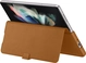 Samsung Leather Flip Cover for Galaxy Z Fold 3 5G Camel