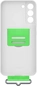 Samsung Silicone Cover with Strap for Galaxy S22+ White