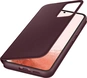 Samsung Smart Clear View Cover for Galaxy S22+ Burgundy