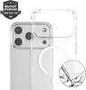 4smarts Hybrid Case Ibiza MagSafe for Apple iPhone 17 Pro Max Transparent