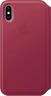 Apple Leather Folio Case for iPhone X Berry Red