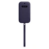 Apple Leather case with MagSafe for iPhone 12/12 Pro Dark Purple