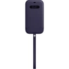 Apple Leather case with MagSafe for iPhone 12 Pro Max Dark Purple