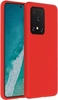 Cyoo Premium Liquid Silicon Case for Samsung Galaxy Note 20 Red