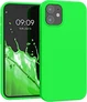 KWMobile TPU Silicone Case for Apple iPhone 12 Mini neonGreen