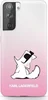 Karl Lagerfeld Hard Case Choupette Fun for Samsung Galaxy S21+ Pink