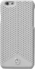 Mercedes-Benz Hard Cover Leather Perforated for Apple iPhone 6/6s Gray