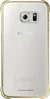 Samsung Clear Cover for Galaxy S6 gold