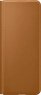 Samsung Leather Flip Cover for Galaxy Z Fold 3 5G Camel