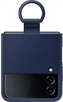 Samsung Silicone Cover with Ring for Galaxy Z Flip 4 Navy