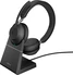 Jabra Evolve2 65 Stereo USB-A MS with Charging Stand Black
