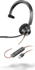 Poly Blackwire 3310-M, Microsoft, USB-C/A